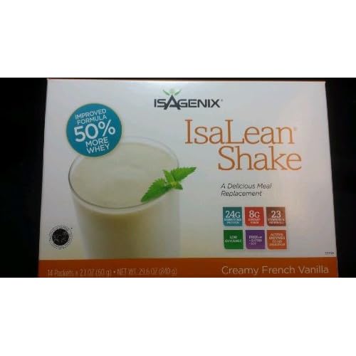 ISAGENIX IsaLean Shake Creamy French Vanilla 14/2.1 oz packets image